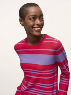 Striped sweater (GOTS) via LANIUS