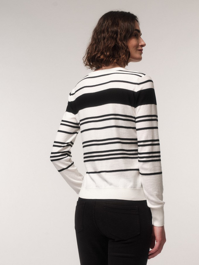 Striped cardigan (GOTS) from LANIUS