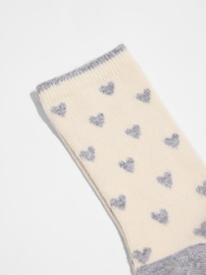 Socks with hearts (GOTS) from LANIUS