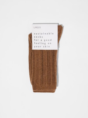 Rib knit socks (GOTS) from LANIUS