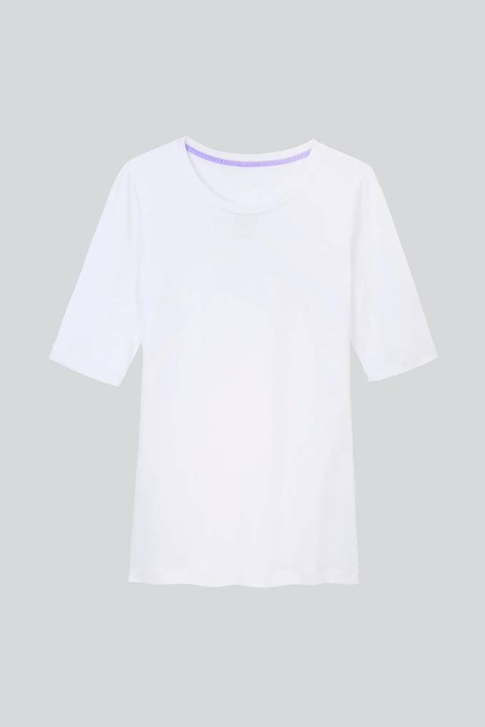 Half Sleeve Crew Neck Cotton Modal Blend T-shirt from Lavender Hill Clothing
