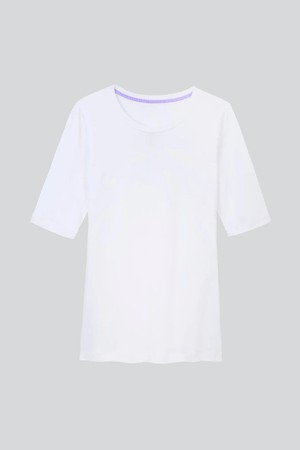 Half Sleeve Crew Neck Cotton Modal Blend T-shirt from Lavender Hill Clothing