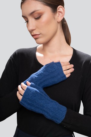 Alpaca Wristwarmers from Lavender Hill Clothing