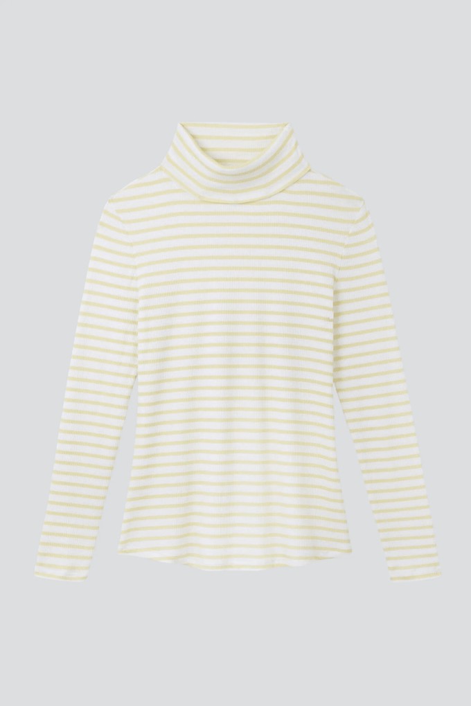 Striped Cotton Roll Neck from Lavender Hill Clothing