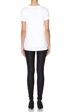 Scoop Neck Cotton Modal Blend T-shirt from Lavender Hill Clothing