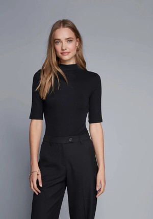 Mock Neck Micro Modal Top from Lavender Hill Clothing