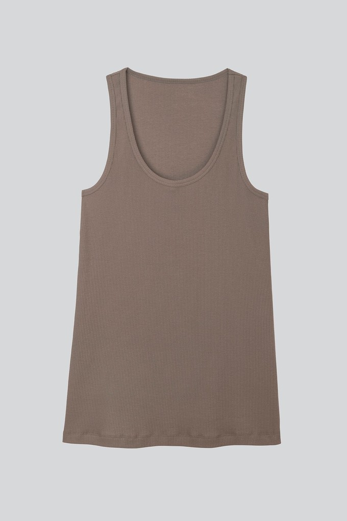 Organic Cotton Scoop Neck Tank Top from Lavender Hill Clothing