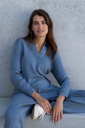 Ribbed Lounge Jumper from Lavender Hill Clothing