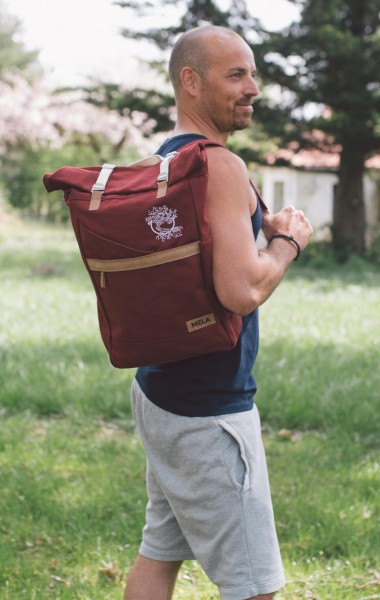 Life-Tree Fairtrade Backpack Burgundrot from Life-Tree