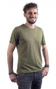 Fairwear Bambus Basic Shirt Men Moss Green via Life-Tree