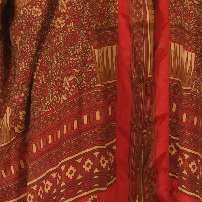 If Saris Could Talk Maxi Kimono- Fired Floral from Loft & Daughter