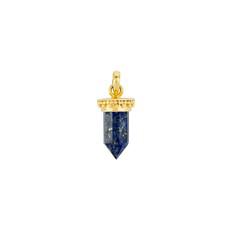 Lapis Charm Gold Vermeil via Loft & Daughter