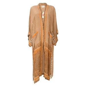 If Saris Could Talk Maxi Kimono- Peach Whisper from Loft & Daughter