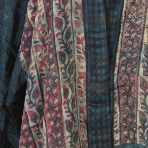 If Saris Could Talk Kimono- Indigo Overdye B from Loft & Daughter