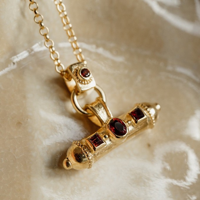 Nivara Gemstone Amulet Charm from Loft & Daughter