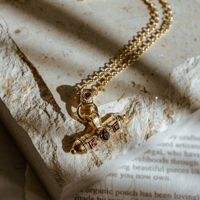 Nivara Gemstone Amulet Charm from Loft & Daughter