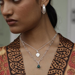 Soul Stone Charm Red Garnet Silver from Loft & Daughter