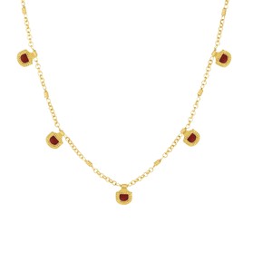 Amara Choker Red Garnet from Loft & Daughter