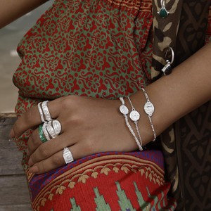 Baby Lakshmi Pearl Stacking Bracelet from Loft & Daughter