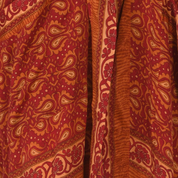 If Saris Could Talk Maxi Kimono- Paisley Flame from Loft & Daughter