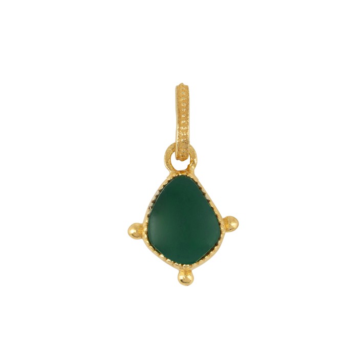 Soul Stone Charm Green Onyx from Loft & Daughter