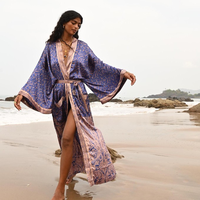 If Saris Could Talk Maxi Kimono- Desert Nomad from Loft & Daughter