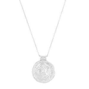 You Got This/ Athena Long Pendant Silver from Loft & Daughter