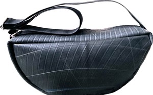 Crossbody Banana Bag-Recycled Inner Tube from Lost in Samsara