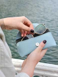 Brillenkoker JOHAN - Oceaan Groen via MADE out of