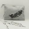 feather accessory bag via madeclothing