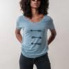 arrows flowy v-neck tee-shirt via madeclothing