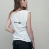 arrows rolled-up sleeveless top from madeclothing