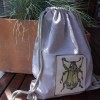 yellow beetle canvas backpack from madeclothing