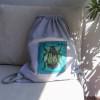 green beetle canvas backpack via madeclothing