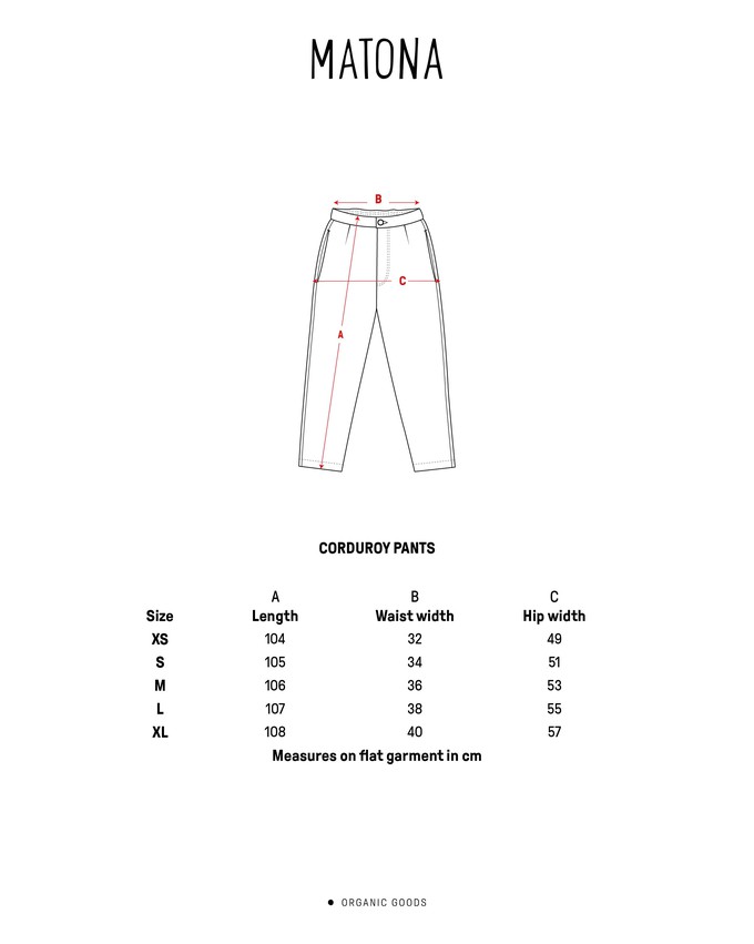 Corduroy Pants marmot from Matona