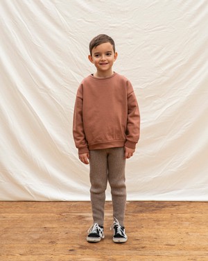 Rib Knit Leggings taupe from Matona