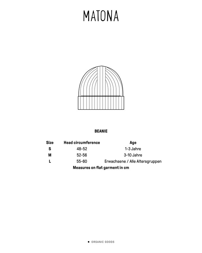 Beanie olive from Matona