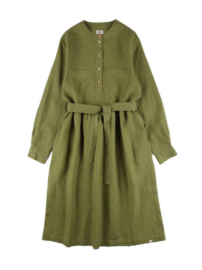 Belted Dress cardamom from Matona