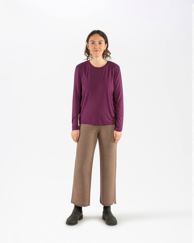 Soft Longsleeve aubergine from Matona