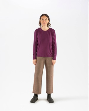 Soft Longsleeve aubergine from Matona