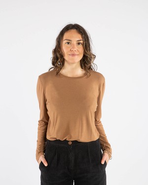 Soft Longsleeve light brown from Matona
