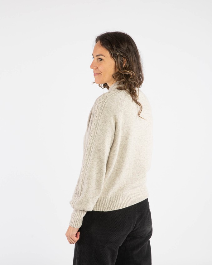 Cable Knit Sweater salt from Matona
