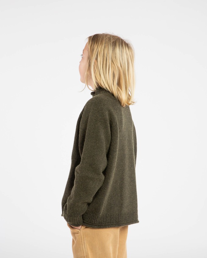 Raglan High Neck Sweater olive from Matona