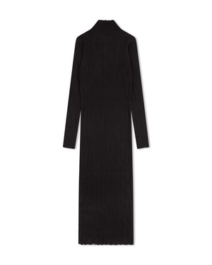Ribbed Dress onyx from Matona