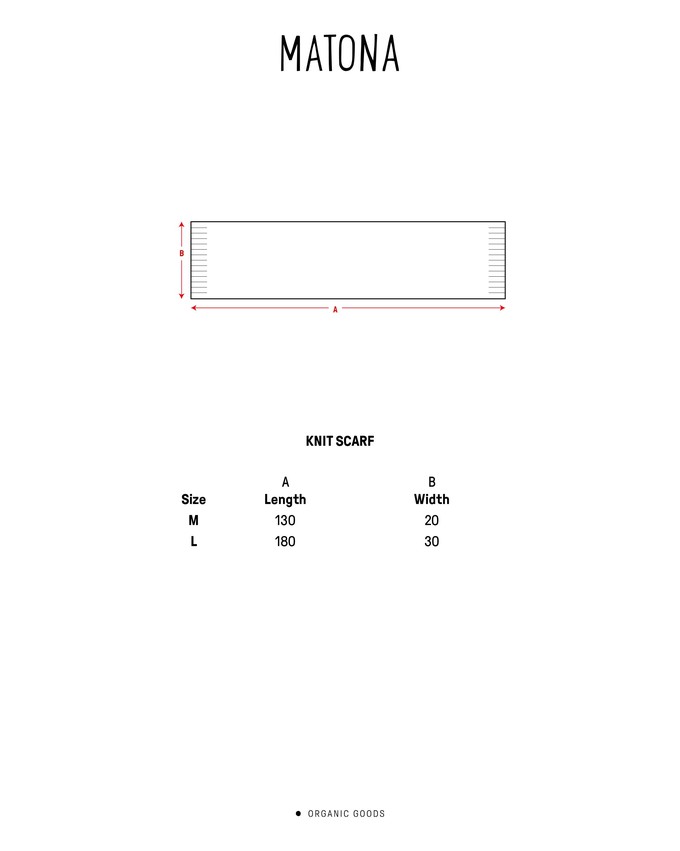 Knit Scarf sepia from Matona