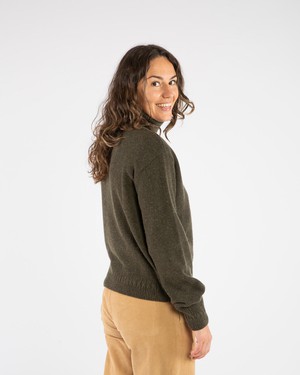 Turtleneck Pullover olive from Matona
