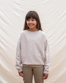 Crewneck Sweatshirt pale clay via Matona