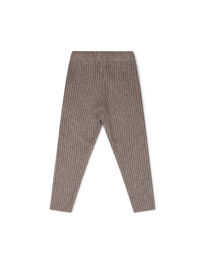 Rib Knit Leggings taupe from Matona
