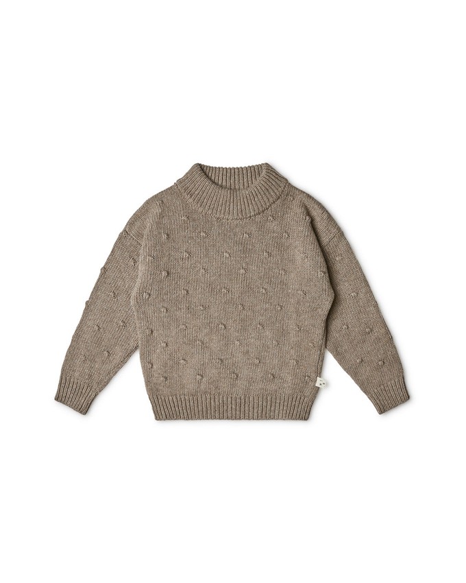 Juna Sweater Kids taupe from Matona