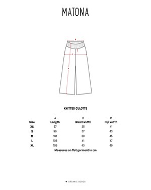 Knitted Culotte sepia from Matona